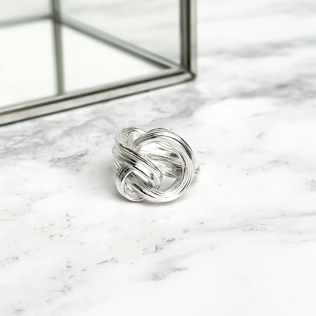 One of a kind Drift Sterling Silver Ring - Size M